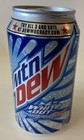 2010 12 Oz mtn Dew Can White Out Bottom Opened