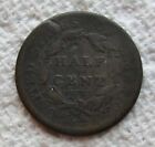 1810 1 2c Classic Head Half Cent Early Rare Key Date Good Detail Minor Damage