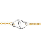 14kt 9 -10  Yellow Gold Adjustable Heart Fancy Anklet Bracelet 1 8 Grams