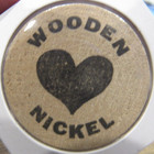 Vintage Simple Pleasures Lynbrook  Ny Wooden Nickel - New York Token