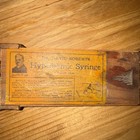 Antique 1903 Dr David Robert   s Veterinary Syringe With Original Wood Box Wi