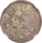 1832-go Mj Mexico First Republic Silver 1 2 Real Guanajuato Mint   Ngc Xf45