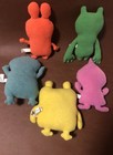 Ugly Dolls Lot Of 5 Little Uglys - Plunko  Abima  Babo  Flatwoodsey  Nandy Bear