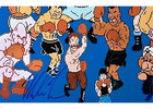 Mike Tyson Signed 16x20 Nintendo  punch-out    Villains Photo Jsa