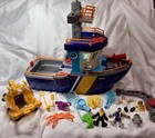 Fisher-price Imaginext Ocean Rescue Boat With Accessories 