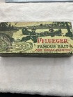 Vintage Pflueger Canoe Lure Box Only For 3512 Blue 