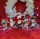 Ty Jingle Beanies 3 Inches Tall Set Of 6  Free Shipping 