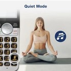 Vtech Cordless Phone System With Caller Id Vg231 Silver Handset One Handset