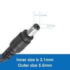 12v 2a Ac Adapter Home Charger Power Supply Cord Fit Cctv Camera  Dvr Nvr