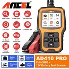Ancel Ad410 Pro Obd2 Scanner Code Reader 6v 12v Automotive Battery Load Tester