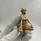 Chinese Bronze Copper Statue Hand Carved Naked Girl
