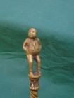 Old English Dickens Character Brass Tea Caddy Spoon C 1911