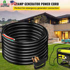 Vevor 25 Ft 50 Amp Generator Extension Cord 6 Gauge Stw 6 3 8 1 Rv Power Cord N1