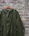 Vintage 50s Us Army M-1951 Fishtail Parka Shell Green Mens Size L Korean War Era