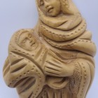 Olive Wood Handcarved Mary Baby Jesus Made In Holy Land Bethlehem Wall Plaque