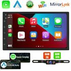 Double Din Car Stereo And Backup Camera Touch Screen Radio Mirror Link For Gps