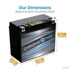 Chrome Pro Ytx20hl-bs Igel High Performance Series Sealed Battery For Atv Utv