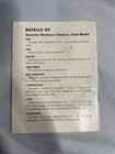 Vintage Instruction Book Manual For Kodak Brownie Hawkeye Camera Flash Model 