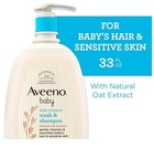 Aveeno Baby Daily Moisture Gentle Bath Wash   Shampoo With Natural Oat Extract 