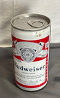 Vintage Budweiser Lager Beer 12oz Pull Tab Steel Can Bottom Open Anheuser Busch