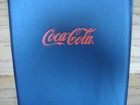 Waiter Wallet Jr  Clear Pocket Insert Black Plastic Red Coca Cola Embossed