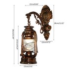 Vintage Led Wall Lamp Barn  Retro Coal Oil Wall Light European Antique  M8k9