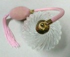 Vintage Clear Swirled Glass Perfume Decanter With Atomizer
