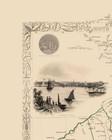 Historic Map - New South Wales Australia - Tallis 1851 - 23 X 28
