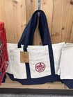 Trader Joe   s Canvas Tote Shopping Bag - Large Classic Navy Blue - New With Tags