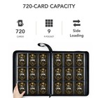 Otk Fireproof 720-card Trading Card Binder  9-pocket Side-load Album