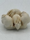 Carved Stone Rabbit Figurine     Netsuke Style     Crown Mark     1 5   