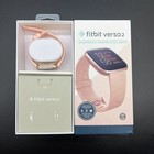 Fitbit Versa Fitness Smartwatch - Peach rose-gold Aluminium  Fb504