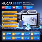 2025 Mucar 892bt Car All System Diagnostic Scanner Key Coding Bidirectional Tool