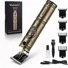 Professional Cordless Hair Clipper   Beard Trimmer Set  T-blade  Rechargeable  H