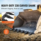 Bucket Tooth Bar 48   Tractor Bucket 6 Teeth Bar 4560 Lbs Load-bearing