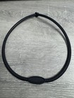 Phiten 17  Necklace Black   Light Blue Titan Ball - New
