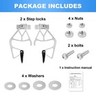 Aillsa Extension Ladder Locks For Werner 28-11 Rung Lock Kit Aluminum 