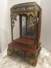 Antique Wooden Gilt Burmese Temple Alter 19th Century  