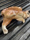 Vintage Climbing Squirrel Flower Pot Planter Hanger Figurine Glazed Ceramic 1930