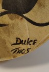 Vintage Dulce Taos Pueblo Rawhide Bear Drum Native American