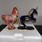 Lot Of 2 Franklin Mint Treasury Of Unicorns- Persian And Limoges Unicorns New