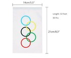 Olympic Games Flag Banner Hanging Flags 33 Ft Long W 30 Individual Flags  new 