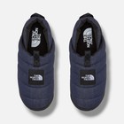 The North Face Men s Blue Slip-on Nuptse Denim Mules Slippers Shoes Size 9
