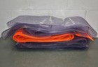 Tmi Industrial Strip Door Kit 999-00032  10 Ft X 7 Ft  Clear Orange Pvc Curtain