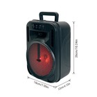 4000w Portable Bluetooth Speaker 6 5  Subwoofer - Heavy Bass Stereo Sound System