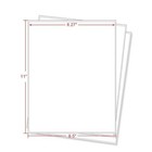 100 Full Sheet Shipping Labels 8 5x11 Self Adhesive Blank Paper For Laser inkjet