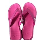 Womens Nike Solarsoft  Flip Flops Size 9 Pink Amazing Condition