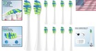 Pack Of 10 Replacement Heads For 7am2m Am100 am105 am111 - Gentle Bristle Design