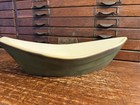 Vtg Nantucket Dory Old Spouter Pottery 12    Stoneware Green Cream A-15-ls Rare Nm