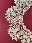 Beautiful Antique Handmade Edwardian French  Collar - Irish Lace